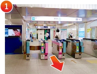 南行徳駅の改札